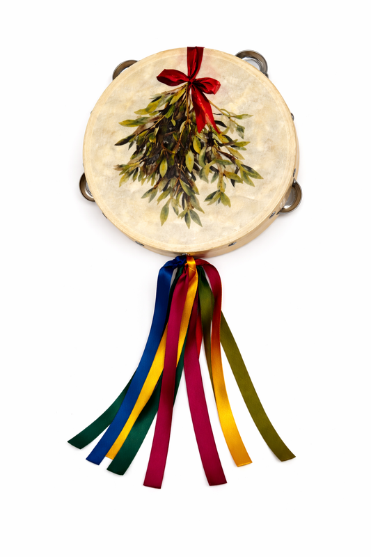 Mistletoe Christmas Tambourine Collection