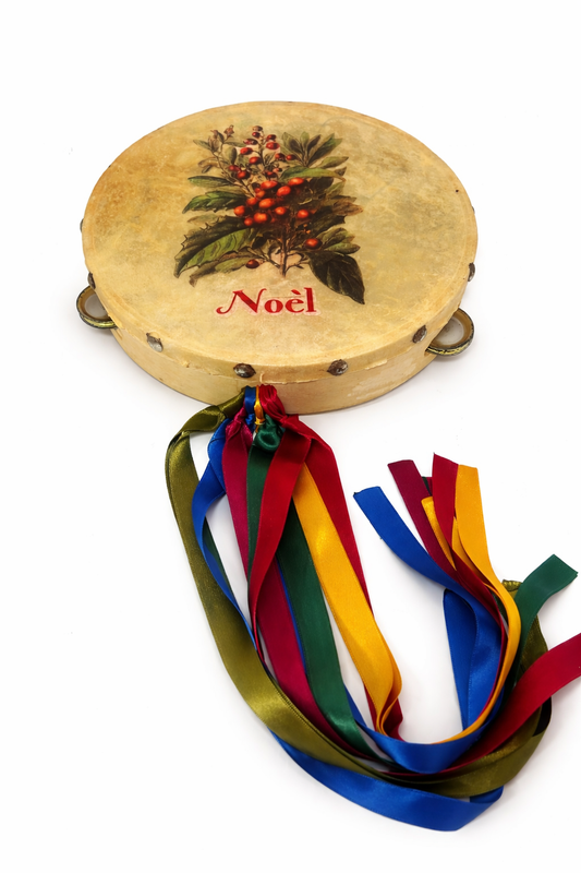 Vintage Christmas Tambourine Collection